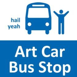 Art Car Bus Stop – Hurry up and wait!